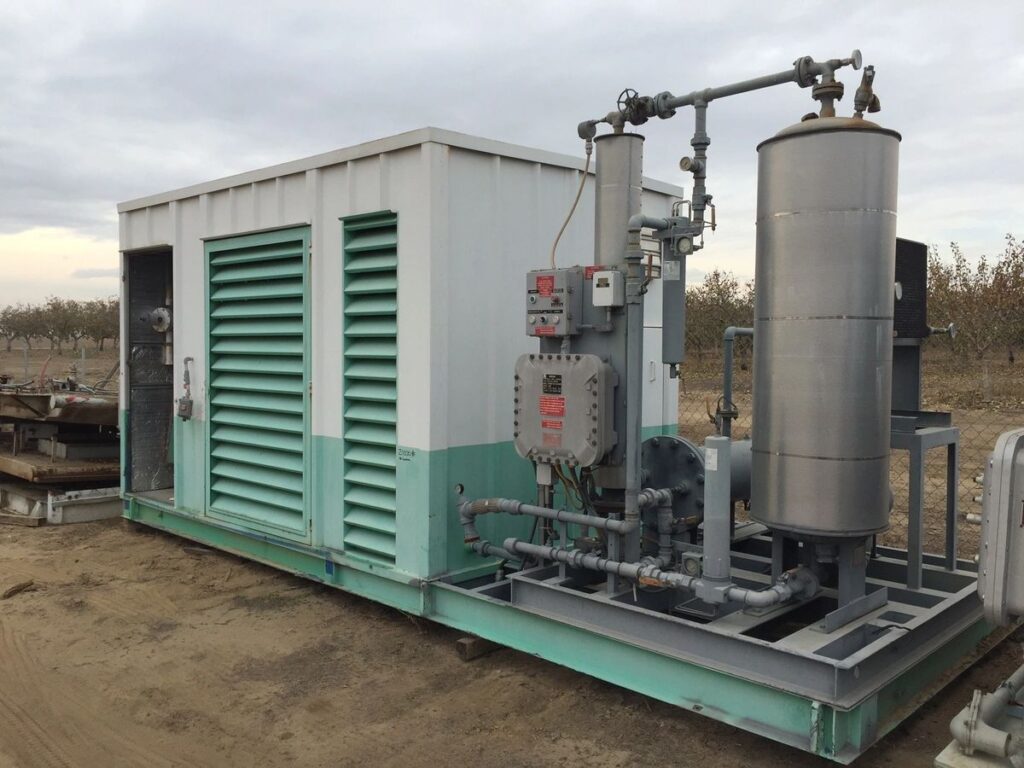 GARDNER DENVER 100 HP IMW CNG COMPRESSOR PACKAGE WITH XEBEC GAS DRYER ...